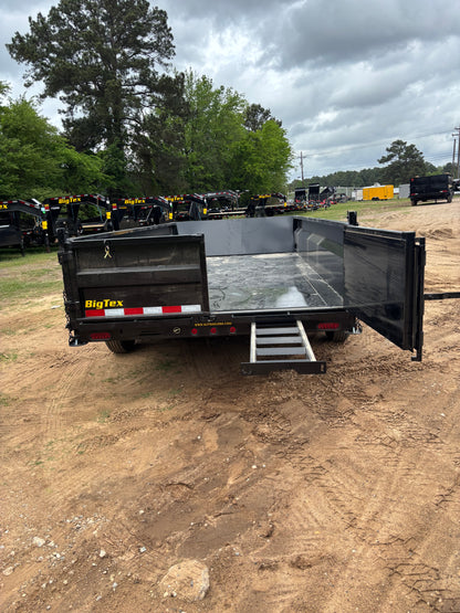 7 X 16' BP Dump Trailer Big Tex #14TD-16C2A-BK