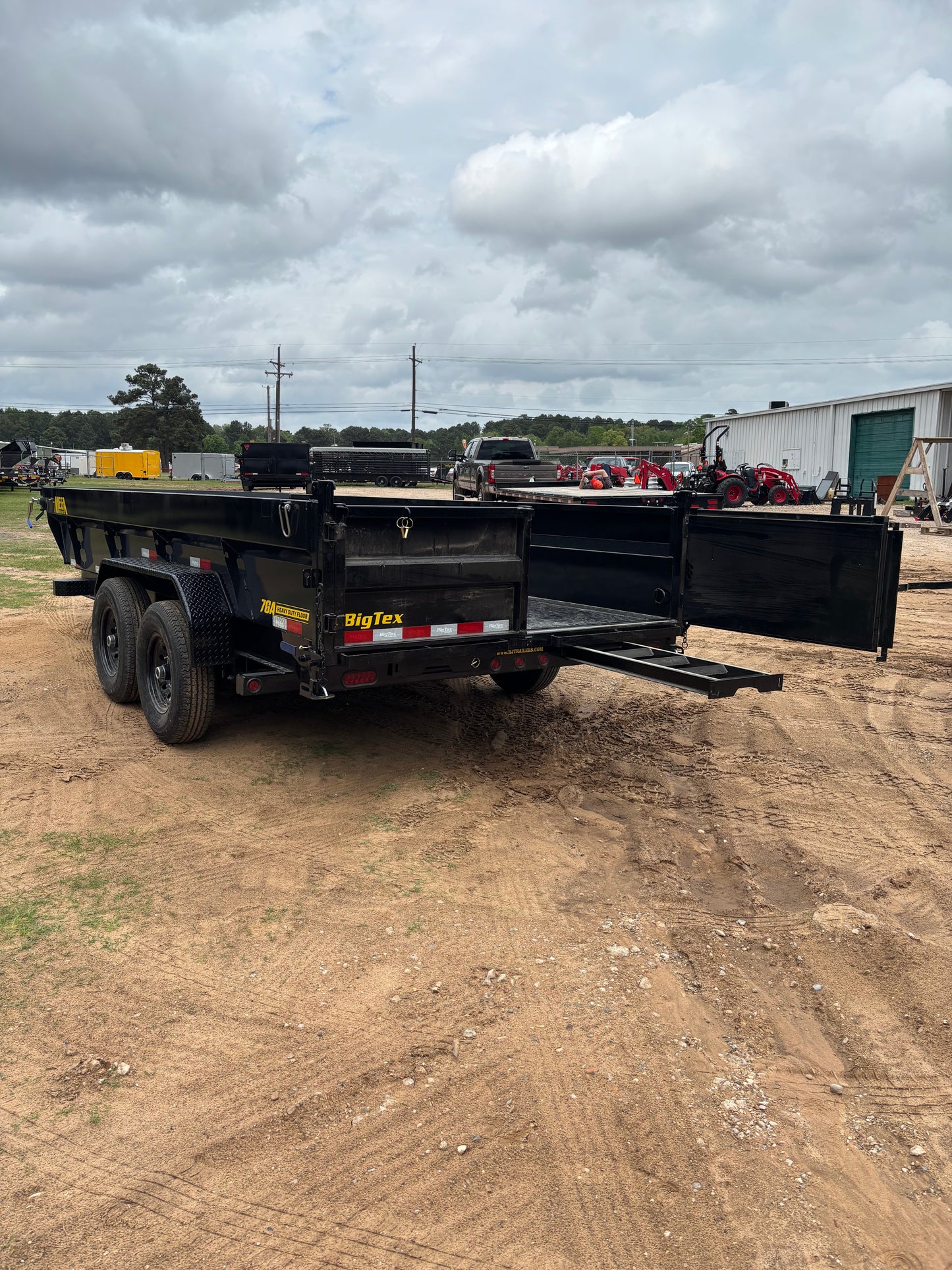 7 X 16' BP Dump Trailer Big Tex #14TD-16C2A-BK