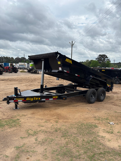 7 X 16' BP Dump Trailer Big Tex #14TD-16C2A-BK