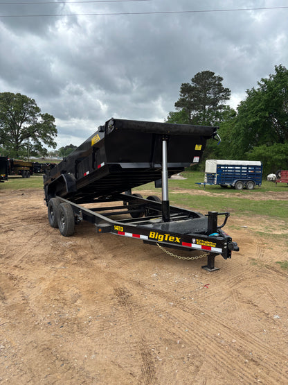 7 X 16' BP Dump Trailer Big Tex #14TD-16C2A-BK