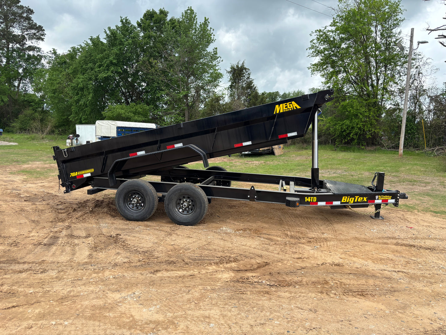 7 X 16' BP Dump Trailer Big Tex #14TD-16C2A-BK