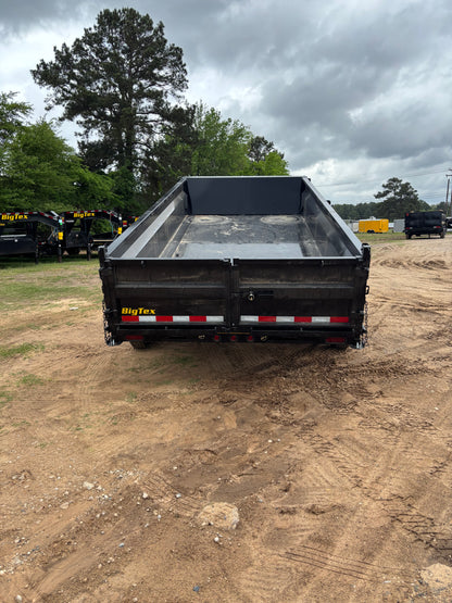 7 X 16' BP Dump Trailer Big Tex #14TD-16C2A-BK