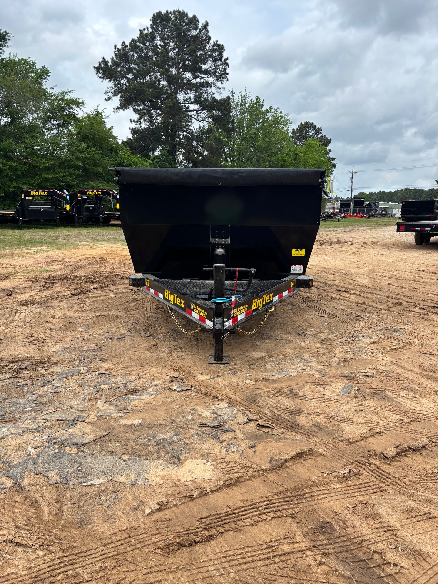 7 X 14' BP Dump Trailer Big Tex #14TD-16C4A-BK