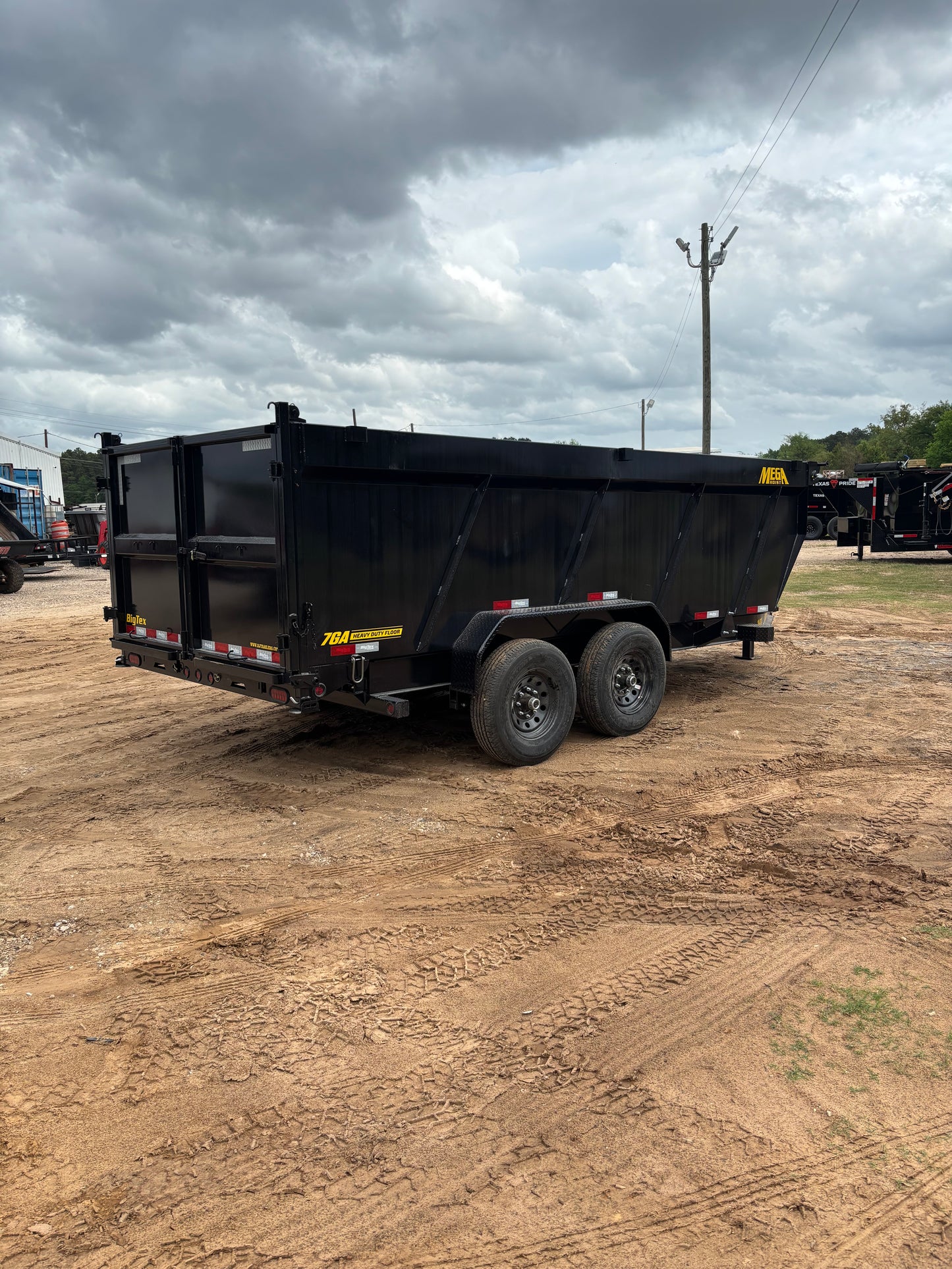 7 X 14' BP Dump Trailer Big Tex #14TD-16C4A-BK