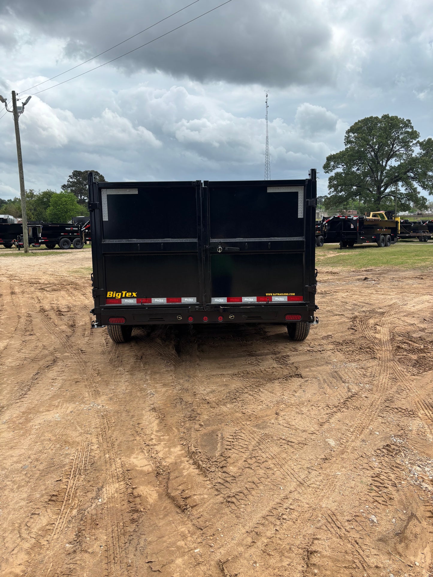 7 X 14' BP Dump Trailer Big Tex #14TD-16C4A-BK