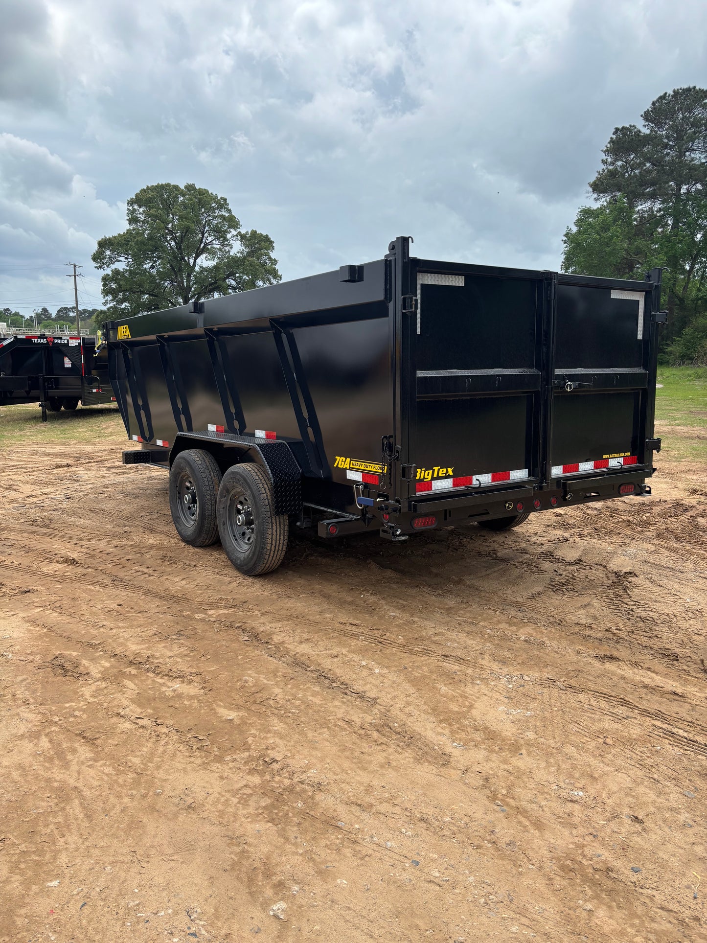 7 X 14' BP Dump Trailer Big Tex #14TD-16C4A-BK