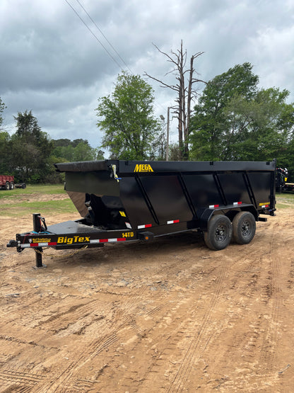 7 X 14' BP Dump Trailer Big Tex #14TD-16C4A-BK