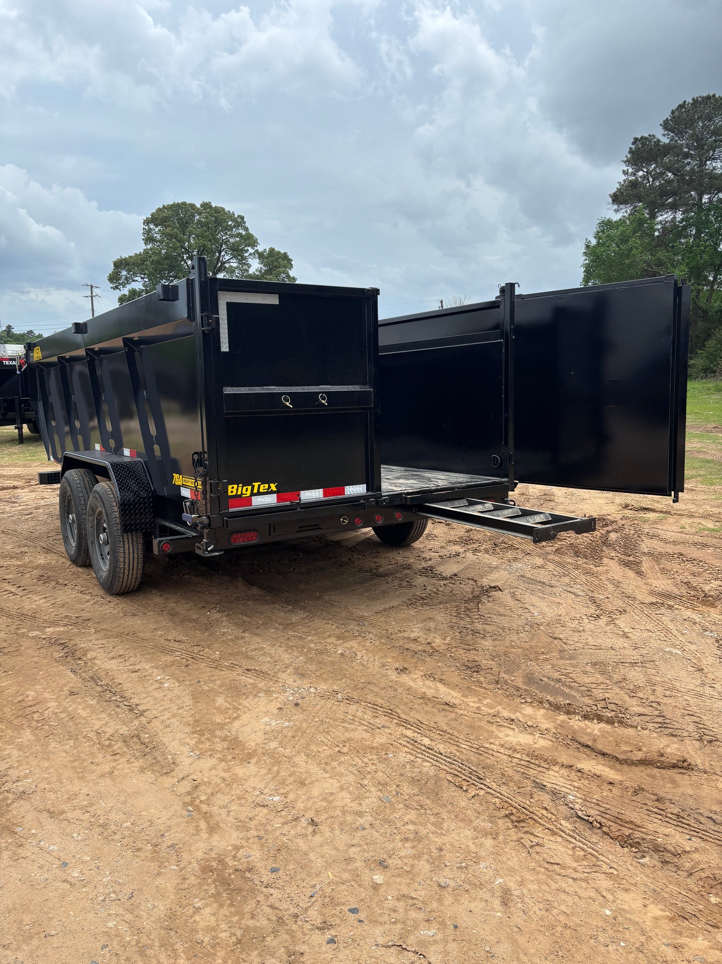 7 X 14' BP Dump Trailer Big Tex #14TD-16C4A-BK