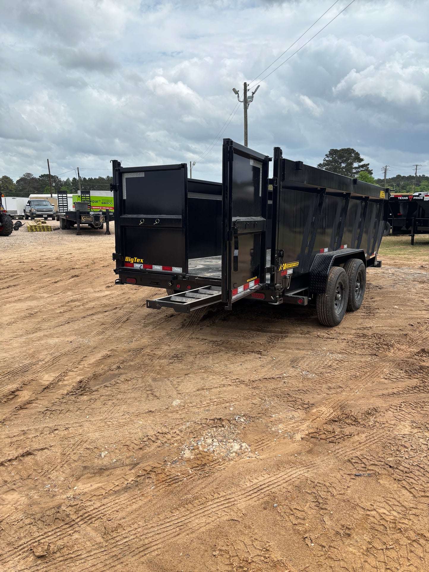 7 X 14' BP Dump Trailer Big Tex #14TD-16C4A-BK