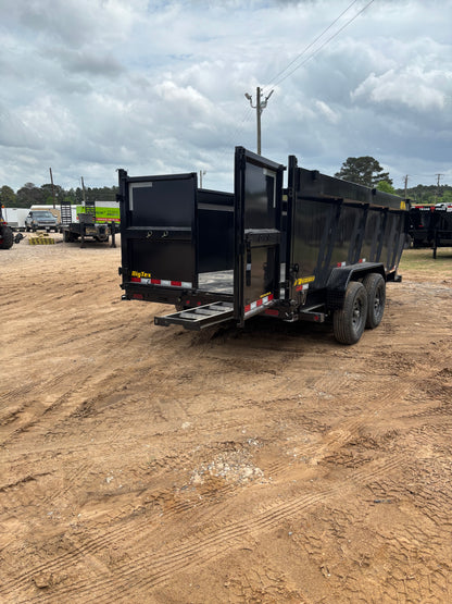 7 X 14' BP Dump Trailer Big Tex #14TD-16C4A-BK