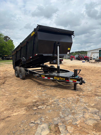 7 X 14' BP Dump Trailer Big Tex #14TD-16C4A-BK