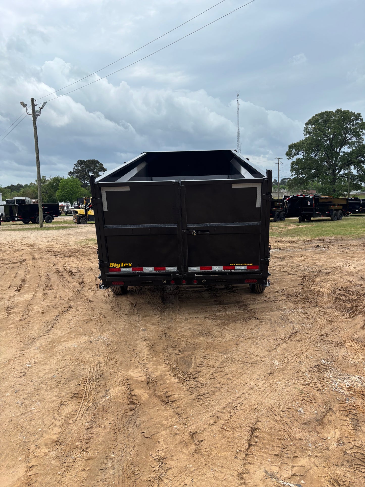 7 X 14' BP Dump Trailer Big Tex #14TD-16C4A-BK