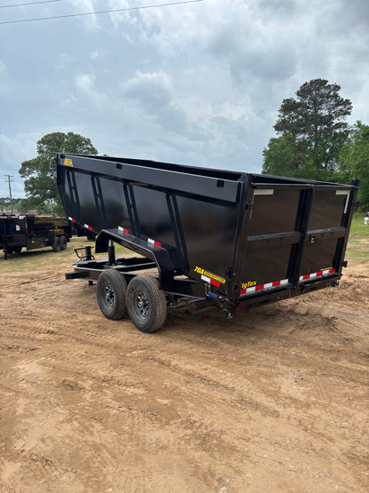 7 X 14' BP Dump Trailer Big Tex #14TD-16C4A-BK