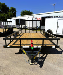 77" x 14' SA Utility Trailer Big Tex #35SA-14R1A-4PBK