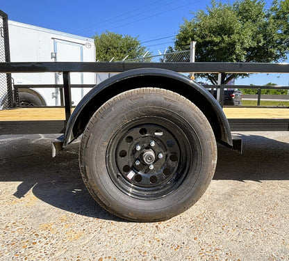 77" x 14' SA Utility Trailer Big Tex #35SA-14R1A-4PBK