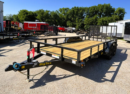 83" x 16' TA Utility Trailer Big Tex #70PI-16R1A-4PBK