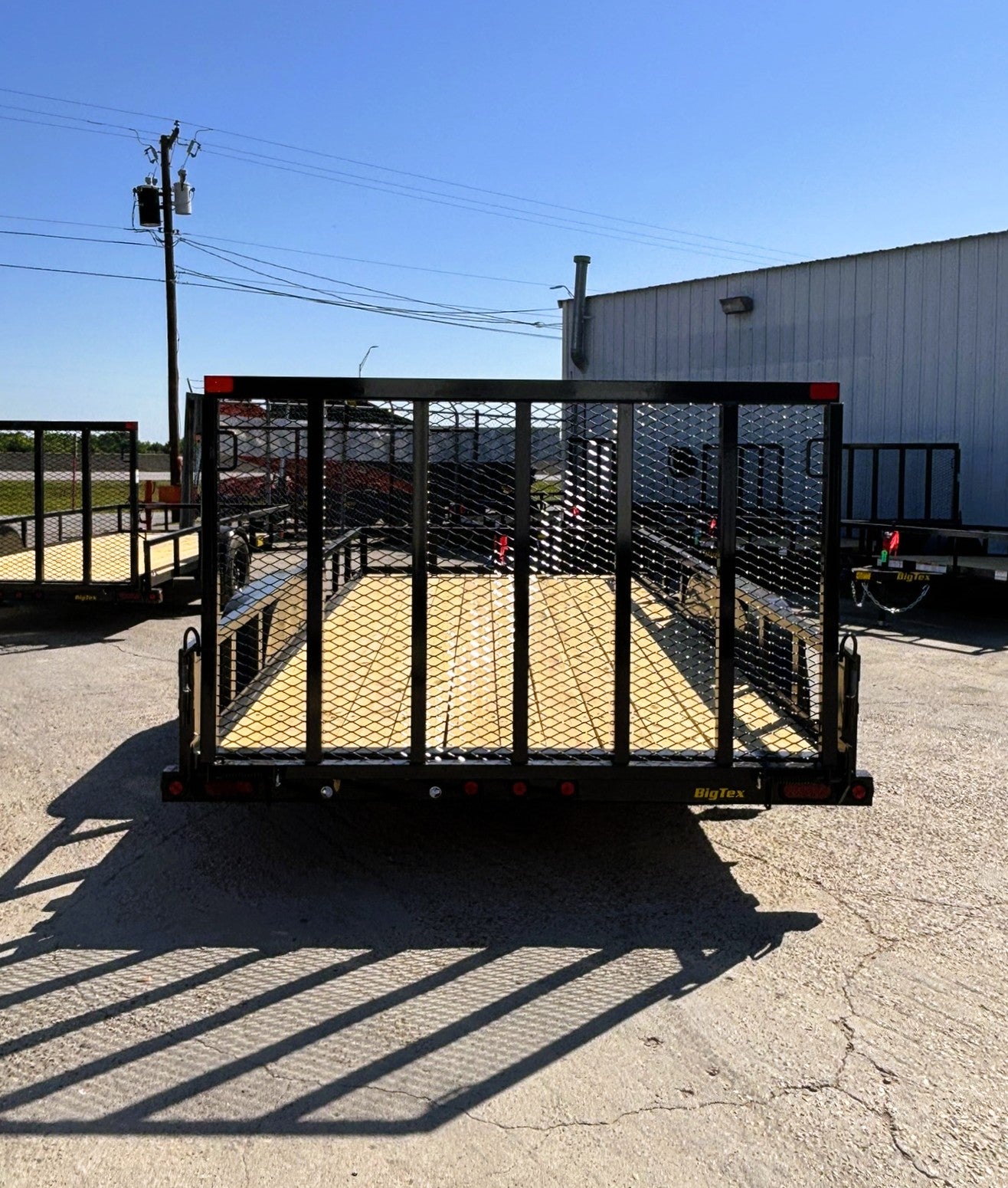 83" x 16' TA Utility Trailer Big Tex #70PI-16R1A-4PBK