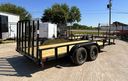 83" x 16' TA Utility Trailer Big Tex #70PI-16R1A-4PBK