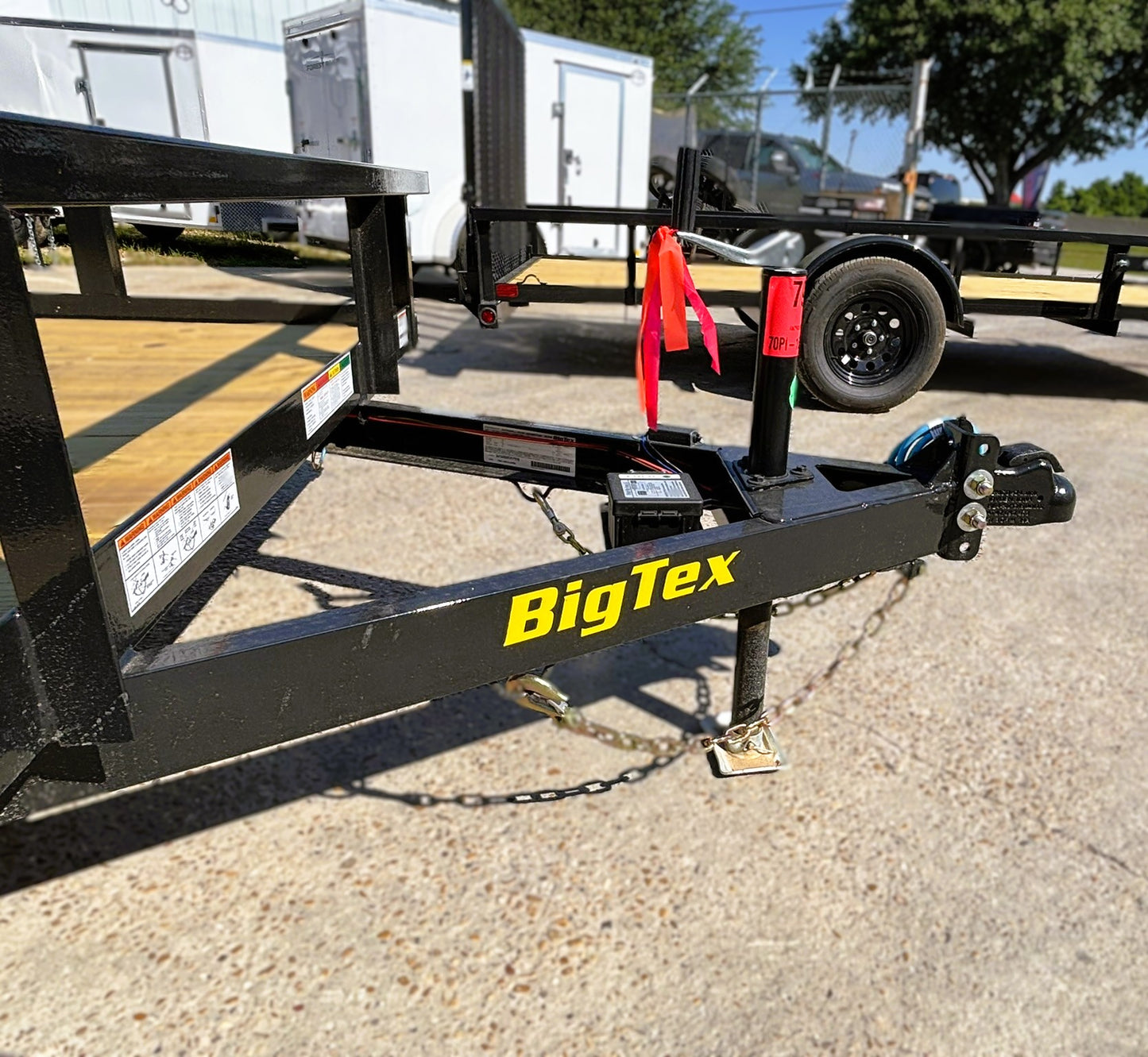 83" x 16' TA Utility Trailer Big Tex #70PI-16R1A-4PBK
