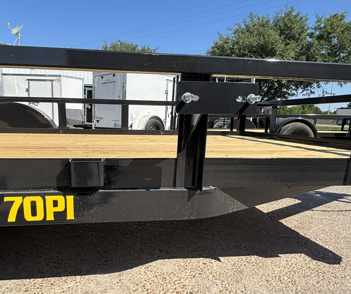 83" x 16' TA Utility Trailer Big Tex #70PI-16R1A-4PBK
