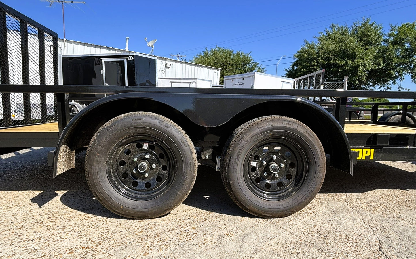 83" x 16' TA Utility Trailer Big Tex #70PI-16R1A-4PBK