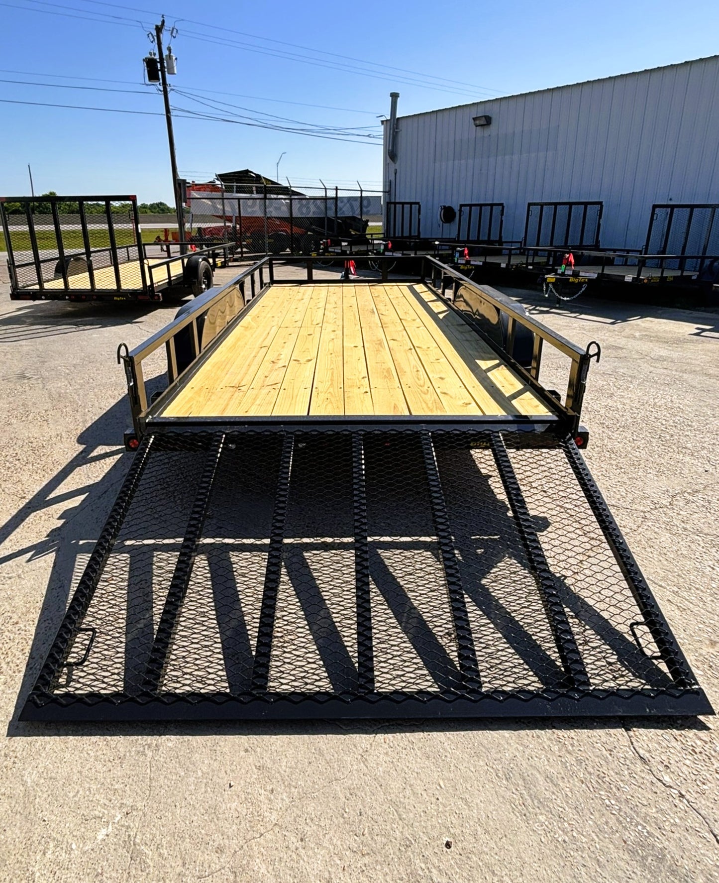 83" x 16' TA Utility Trailer Big Tex #70PI-16R1A-4PBK