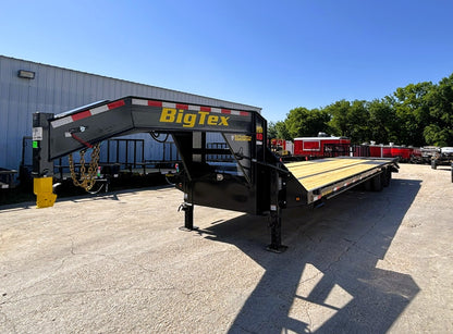 102" x 33' (28 + 5) GN Trailer Big Tex #22GN-33D5A-MRBK