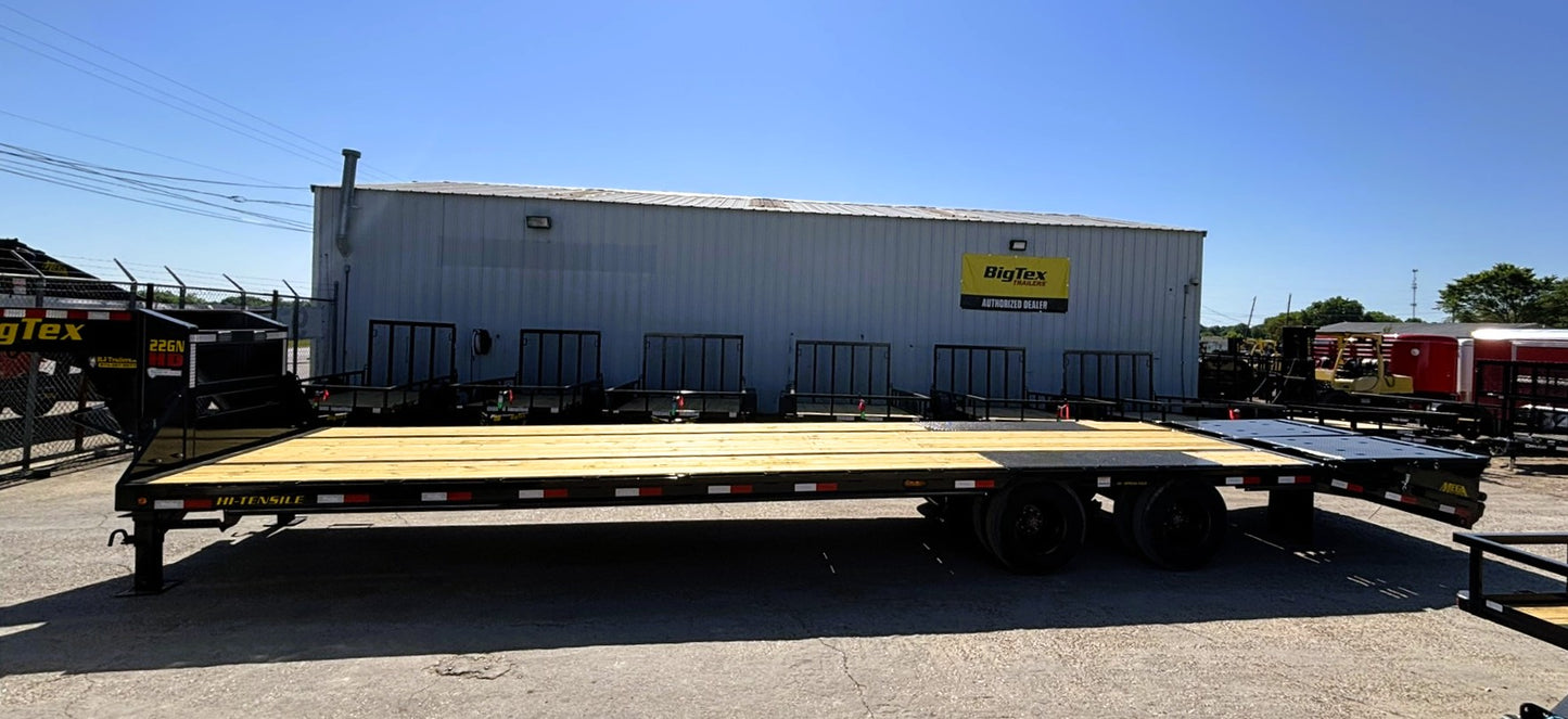 102" x 33' (28 + 5) GN Trailer Big Tex #22GN-33D5A-MRBK