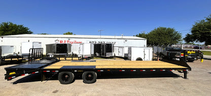 102" x 33' (28 + 5) GN Trailer Big Tex #22GN-33D5A-MRBK