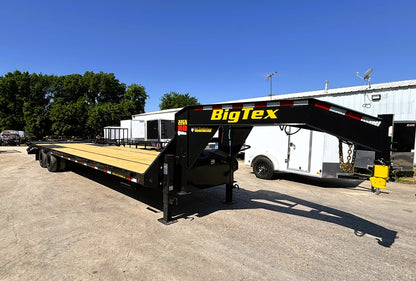 102" x 33' (28 + 5) GN Trailer Big Tex #22GN-33D5A-MRBK