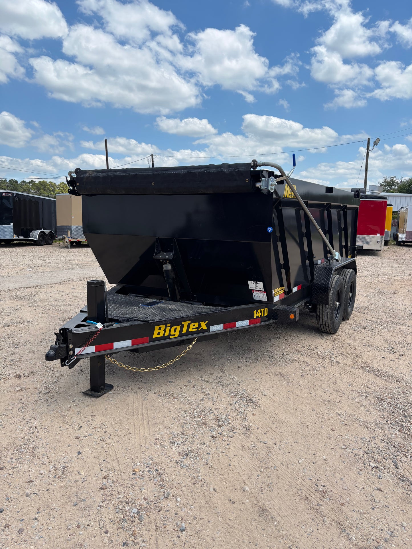 7 x 14' BP Dump Trailer Big Tex #14TD-14C4A-XBK