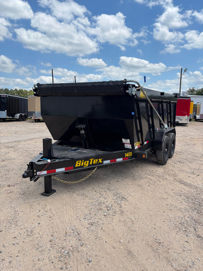 7 x 14' BP Dump Trailer Big Tex #14TD-14C4A-XBK