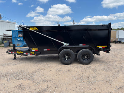 7 x 14' BP Dump Trailer Big Tex #14TD-14C4A-XBK