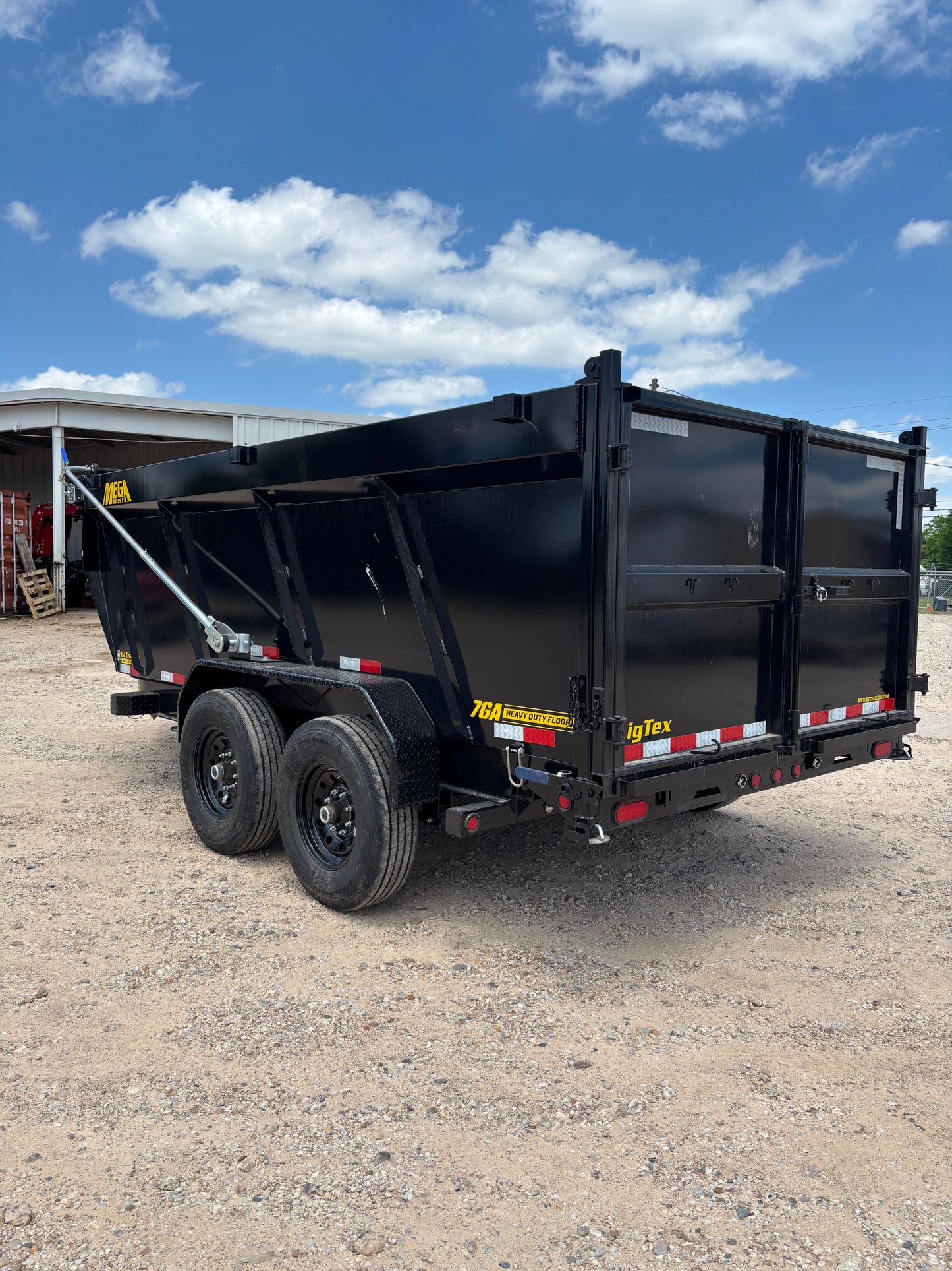 7 x 14' BP Dump Trailer Big Tex #14TD-14C4A-XBK
