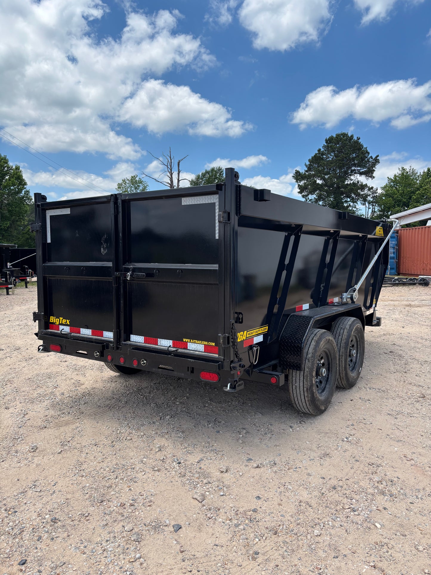7 x 14' BP Dump Trailer Big Tex #14TD-14C4A-XBK