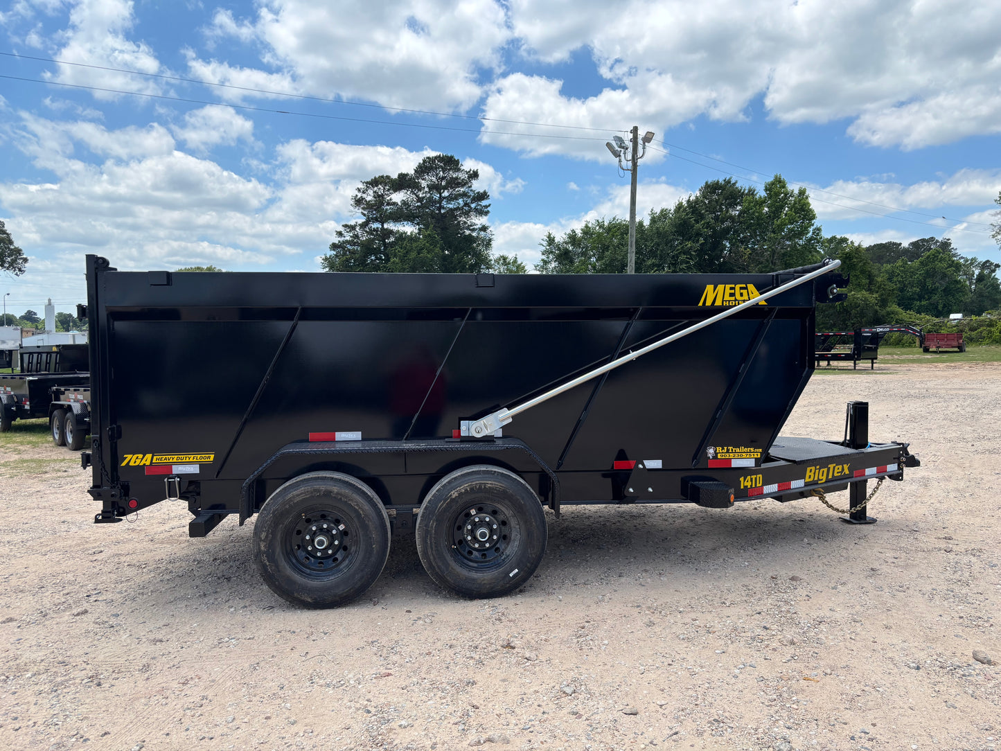 7 x 14' BP Dump Trailer Big Tex #14TD-14C4A-XBK
