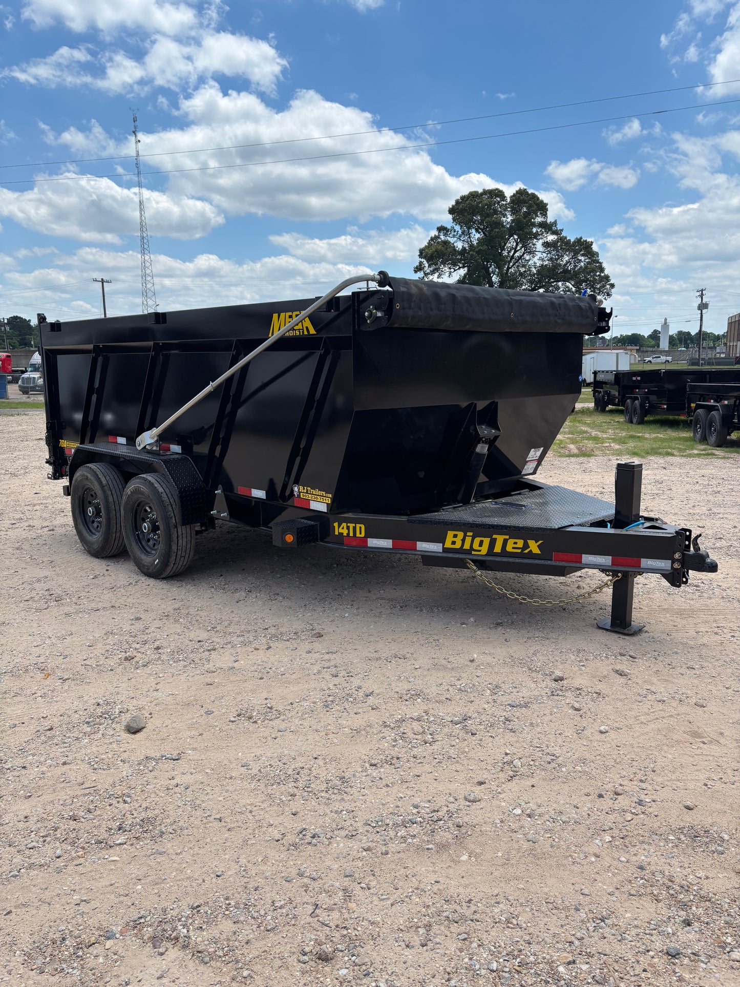 7 x 14' BP Dump Trailer Big Tex #14TD-14C4A-XBK