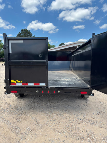 7 x 14' BP Dump Trailer Big Tex #14TD-14C4A-XBK