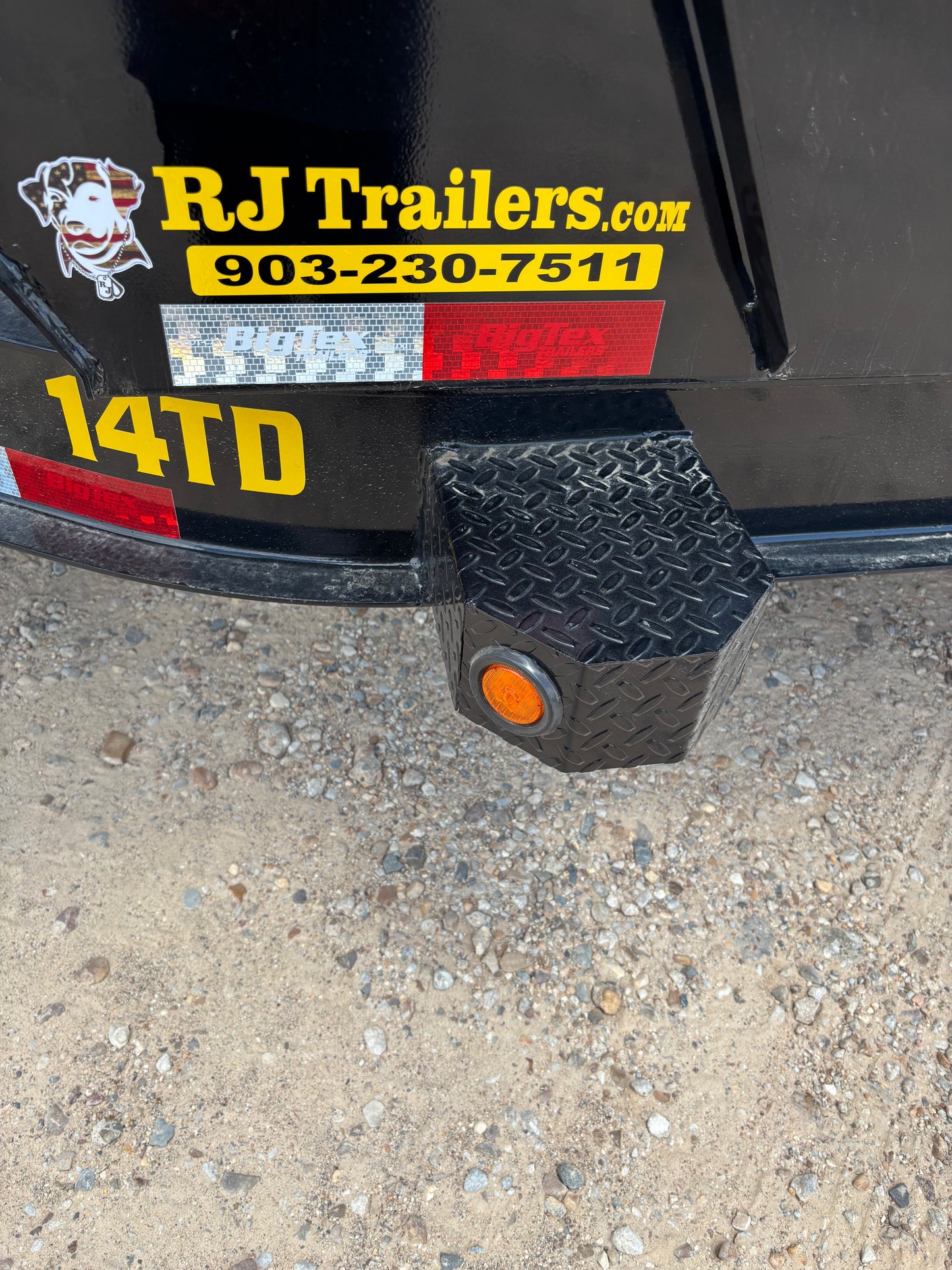 7 x 14' BP Dump Trailer Big Tex #14TD-14C4A-XBK
