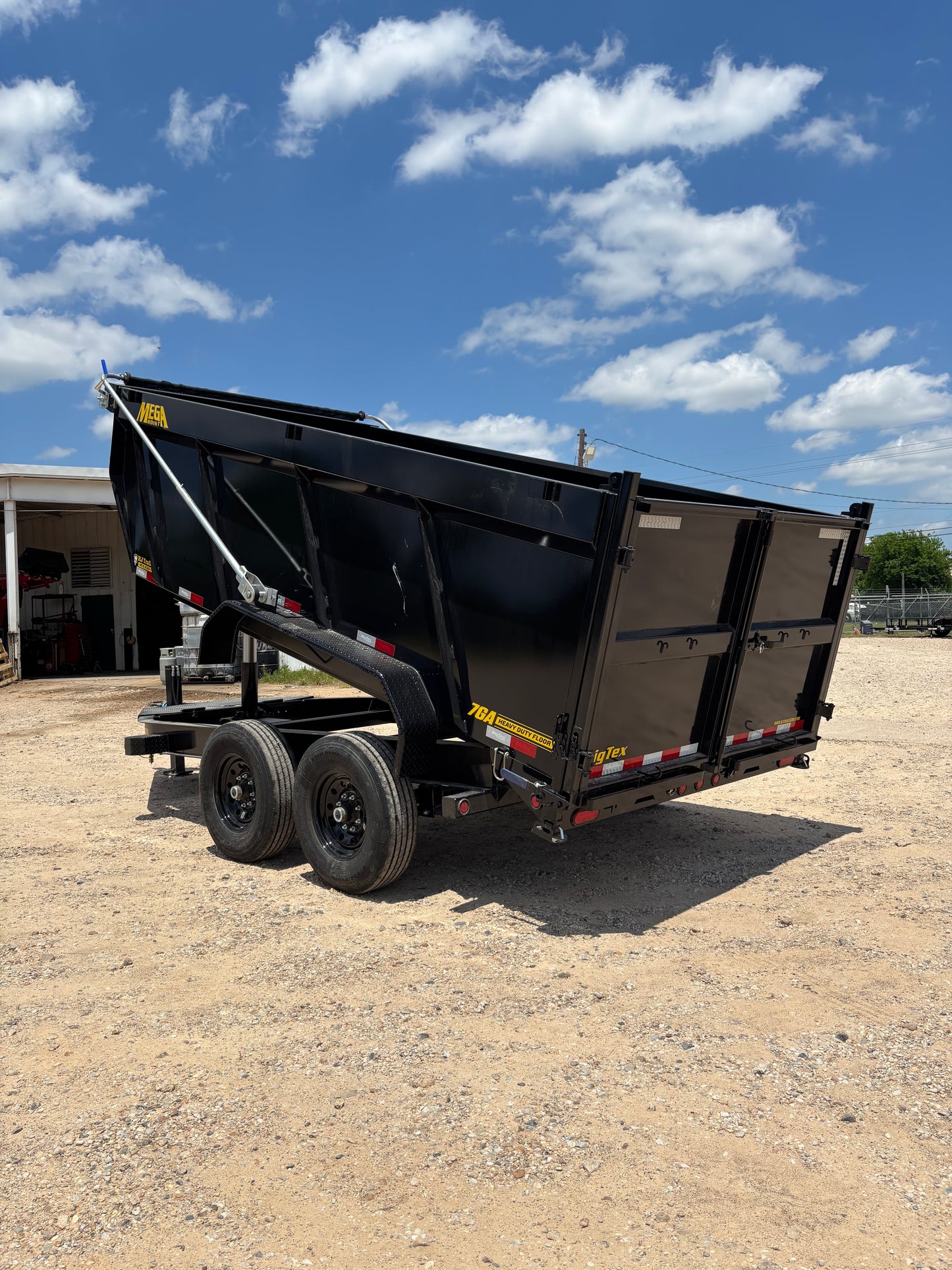 7 x 14' BP Dump Trailer Big Tex #14TD-14C4A-XBK