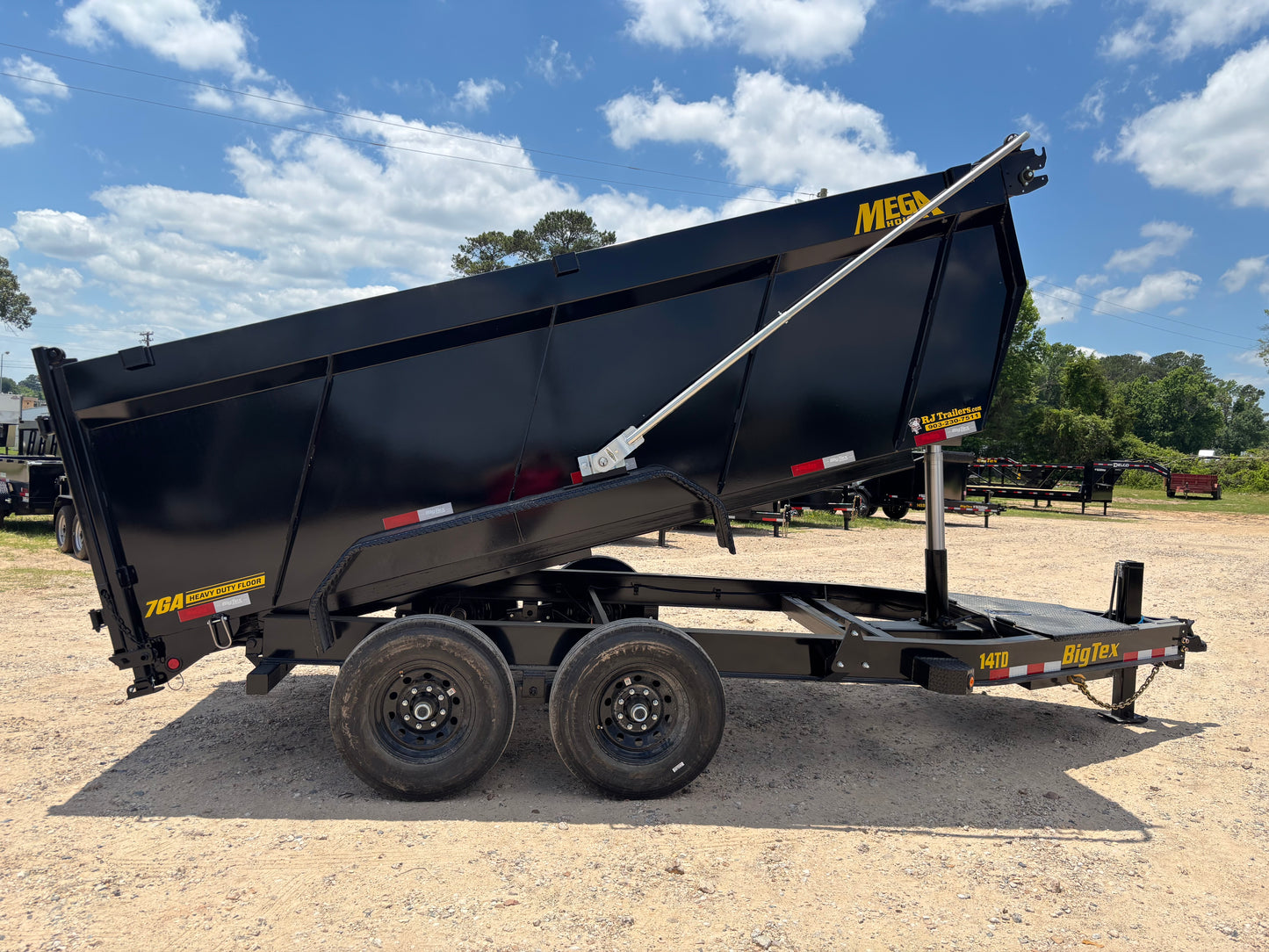 7 x 14' BP Dump Trailer Big Tex #14TD-14C4A-XBK