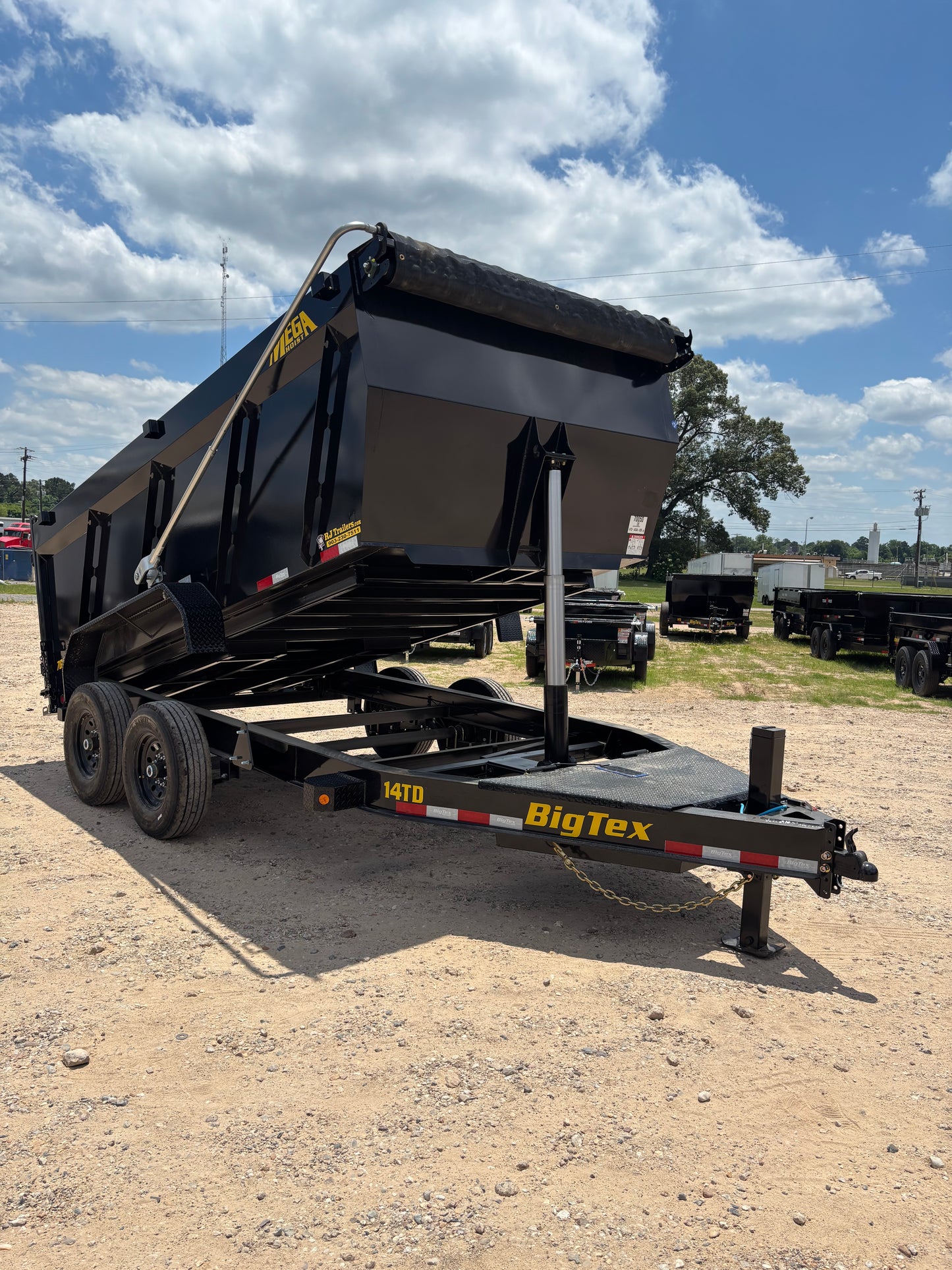 7 x 14' BP Dump Trailer Big Tex #14TD-14C4A-XBK