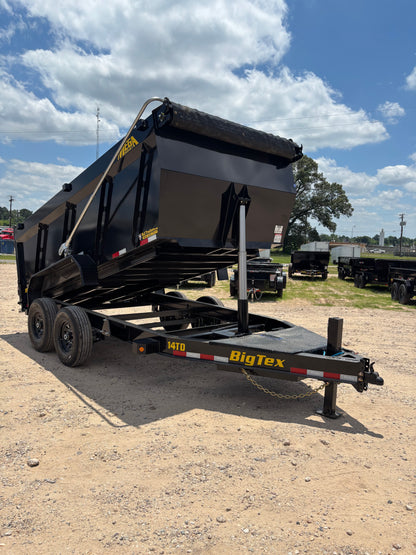 7 x 14' BP Dump Trailer Big Tex #14TD-14C4A-XBK