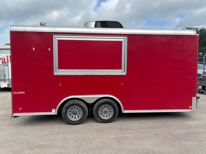 8.5 x 16' Concession Trailer Cargo Mate #91246 - Used