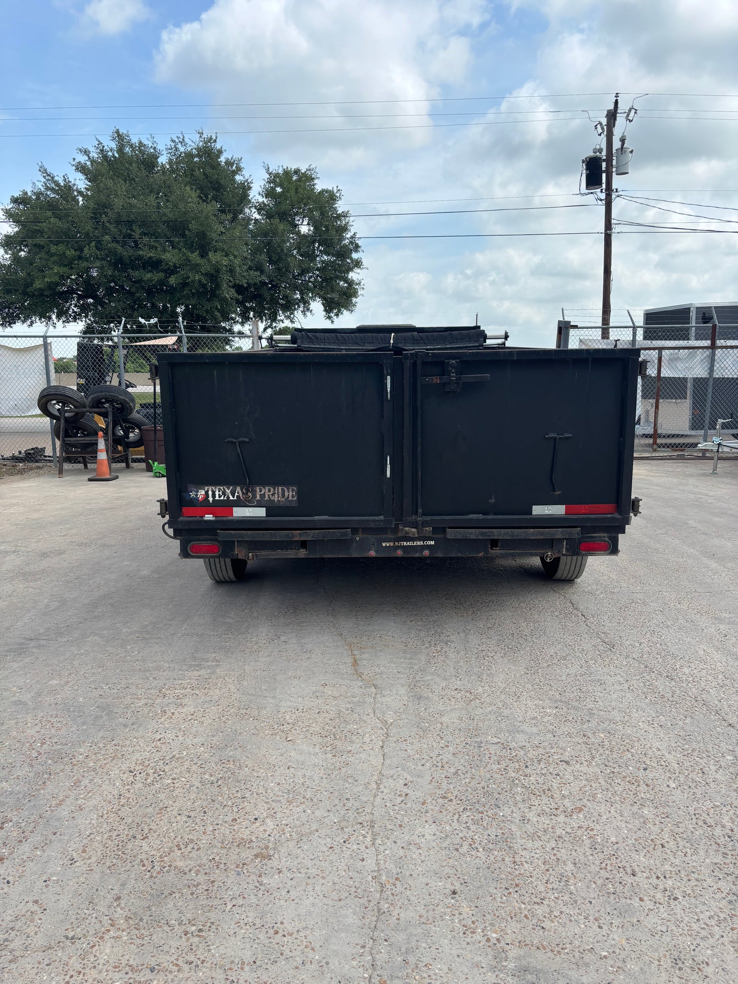 7 x 14' GN Dump Trailer Texas Pride #28790 - Used