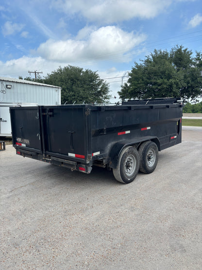 7 x 14' GN Dump Trailer Texas Pride #28790 - Used