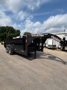 7 x 14' GN Dump Trailer Texas Pride #28790 - Used