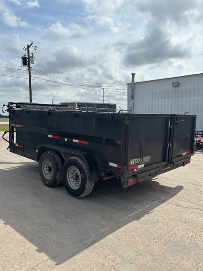 7 x 14' GN Dump Trailer Texas Pride #28790 - Used