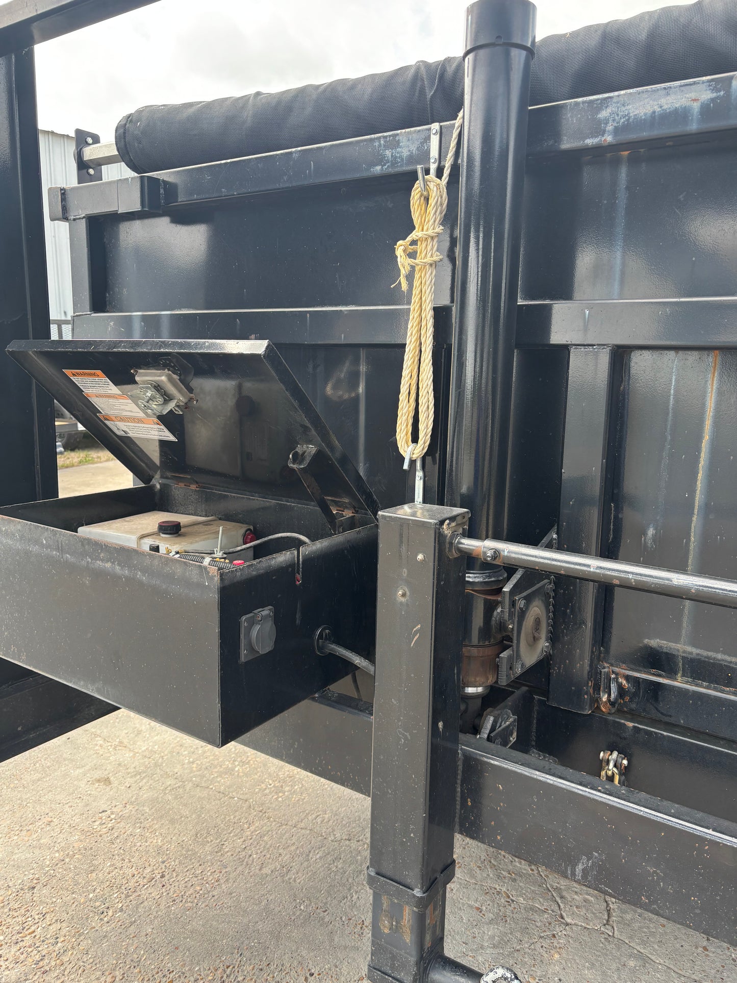 7 x 14' GN Dump Trailer Texas Pride #28790 - Used