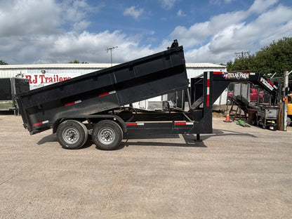 7 x 14' GN Dump Trailer Texas Pride #28790 - Used